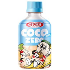 한국야쿠르트 코코바이트 제로 야쿠르트맛 280ml 18개