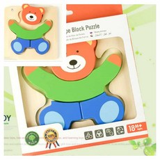 곰돌이 퍼즐놀이장난감 3세아이장난감 유치원퍼즐nog2+6Gwy
