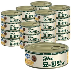 오션 고양이 캔 더 묘한맛, 참치 닭가슴살, 80g, 24개