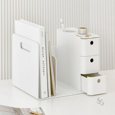 콤보책꽂이 흰색 디자인