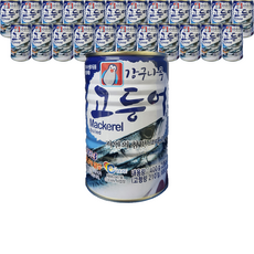 강구나루 고등어통조림, 400g, 24개