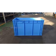 플라스틱 대형 상자 보관함 수납박스 공장 사무실 창고용, 그레이, 1개