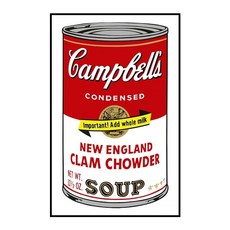 캠벨 수프 캔 장식 벽화 팝 스타일 포스터 캔버스 페인팅 거실 벽 아트 프린트 현대 호환 홈 데코, [01] 20X30cm Unframed, [08] SW2789