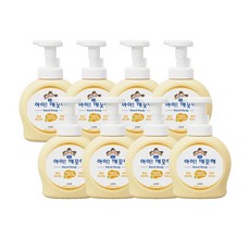 아이깨끗해 항균 폼 핸드 솝 파우더향, 490ml, 8개