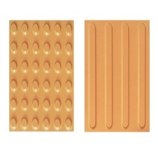 점자블럭 본드접착 유도블록, 선형