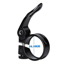 Meische 28.6/31.8/34.9mm 합금 자전거 시트 클램프 알루미늄 퀵 릴리스 마운틴 MTB BMX 도로 포스트, 3)34.9mm seat clamp