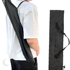 등산 트레킹 산행 보행 보조 지팡이 휴대 이동 수납 보관 전용 어깨 메는 끈, 1개, 일자형