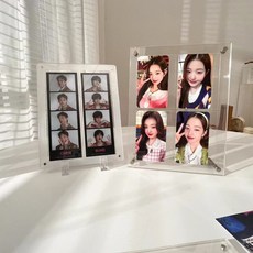 現貨24H出 四宮格壓克力卡磚 磁吸款 小卡收納 壓克力卡磚 雙面覆膜 三宮格卡磚 單格卡磚 小卡卡磚, 1個