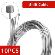 시마노 스람 로드 산악 자전거를 위한 Cioman 10PCS 자전거 브레이크 케이블 데일러 시프터 앞뒤 라인 시프트 세트, 03 10-Shift Cable