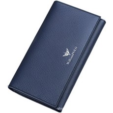 WilliamPOLO 男士長款真皮錢包 商務簡約多功能皮夾