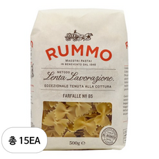 룸모 파르팔레 프리미엄 파스타, 500g, 15개