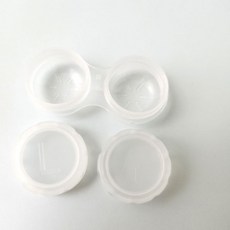 기본 렌즈통 투명 렌즈케이스 렌즈보관함, 본상품