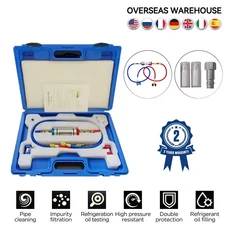자동차 에어컨 냉매 오일 분석기 A/C 시스템 컴프레서 필터 테스트 도구 주입기