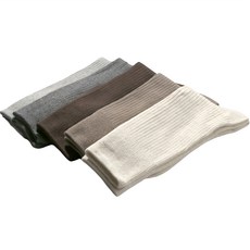 Superbasic 男士用 1718 紳士羅紋襪 自然色 5雙組