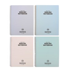 모닝글로리 5000 넓게쓰는 영어 스프링노트 (A4) 영어노트, 랜덤발송