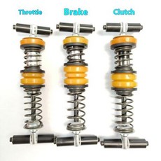 시뮬레이션 된 레이싱 게임 수정 페달 클러치 스로틀 브레이크 MOZA R12R9R5R3 용 유압 스프링 댐퍼 모드 키트, 3)D