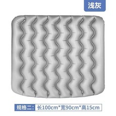 汽車充氣床SUV後備箱增高墊找平墊車載旅行氣墊床間隙墊汽車用品, 淺灰後備箱增高墊100x90x10厘米+,other