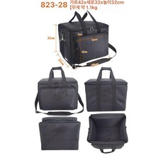 기타 앰프 오디오 가방 노트북 다용도 이동 운반 수납 보관함 블랙 본체 데스크탑, 28 42x32x32cm, 기본 모델명/품번