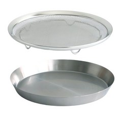 일식 받침대 원형 스텐 쟁반 채반 16 스크린, 19 스크린