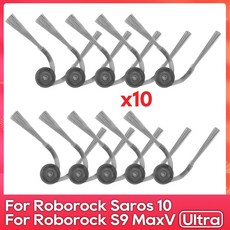 로보락 Saros 10 S9 MaxV Ultra S90ver G30 A1460RR 호환 액세서리 부품 메인 사이드 브러시 필터 Edgewise 걸레 키트, Set D