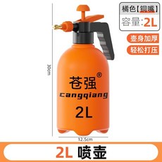 蒼強 氣壓式噴壺 2L 園藝家用清潔噴水壺, 1個, 2升耐用款