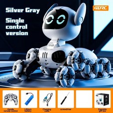 Y9 8WD RC 로봇개 스턴트 드리프트, Y9 Grey-RC only, 1개
