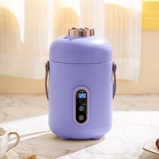 全自動電燉盅隔水燉家用陶瓷隔水燉燕窩智能預約煲湯鍋養生電燉鍋, WW-T06皇冠提鍋【紫色】:1個