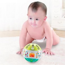 영유아 오감발달 오뚜기 멜로디볼 성장발달 아기장난감 돌장난감 터미타임, 1개