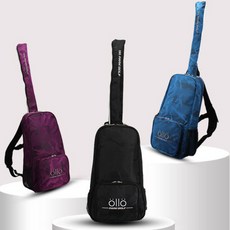 올로 파크골프 백팩 가방 클럽보호커버 일체형, 검정