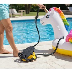 다목적 3가지노즐 발펌프 물놀이펌프 바람 넣고빼고, 단품