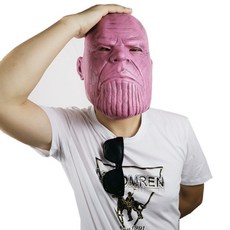 핑크 괴물 가면 악마 코스프레 할로윈 파티, 1개