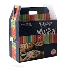 한옥마을한과대용량 혼합 유과선물세트, 1500g, 1박스