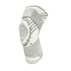 XINGJIEYUN 무릎 관절 브래킷 통기성 탄성 압박 패드 양면 스프링 케어 슬개골 젤 패드. 주짓수 무에타이 레슬링 배구 달리기 사이클링에 적합한 높은 내구성과, 화이트_167007