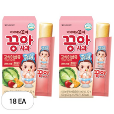 아이배냇 꼬마끙아 젤리, 18개, 사과, 100g