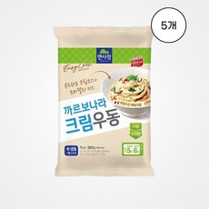면사랑 까르보나라 크림우동 360g (냉동), 10개