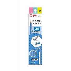 SAKURA 六角2B學習鉛筆組 初學者防滑設計 日本製 藍色款, 1個, 藍色（現貨/2B#38）, 藍色（現貨/2B#38）