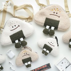 [디블리] 삼각김밥가방 삼각김밥파우치 동전지갑 카드지갑 미니파우치 휴대폰가방 크로스백 숄더백