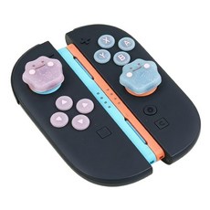 닌텐도 스위치2 케이스 메타몽 포코피아 풀커버 파우치 풀세트, 조이스틱캡2p + 버튼 스티커