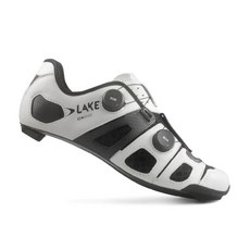 LAKE CX242 Wide 寬楦長程耐力自行車車鞋 - 吉興單車, White/Black 45, White/Black, 45