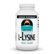 소스내츄럴스 L-라이신 1000mg 타블렛, 100정, 2kg, 1.5L, 1개