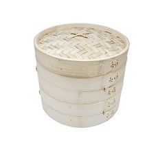 대나무 찜기 2단 25cm (제조기능사 실기필수23번), 1개