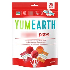 야미얼스 롤리팝 어쏘티드 20개입, 석류, 복숭아, 딸기, 체리, 1개