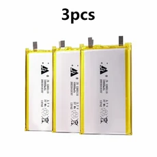 1260110 3.7V 10000mAh 충전식 폴리머 배터리 Lipo LiPo 장난감 보조베터리 GPS 노트북 캠핑 조명 Diy, 03 3pcs