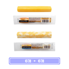 본가드 체다 스틱치즈 + 마블잭 스틱치즈, 6세트, 28g
