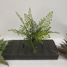 高仿真綠植蕨草綠色蕨類植物腎蕨熱帶雨林軟膠櫥窗景觀造景裝飾, 30cm軟膠鐵線蕨, 1個