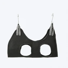 애완 동물 청소 미용 서스펜션 개 고양이 해먹 목욕 가방 보조용 손톱 트리밍, 01 L, 05 검정색