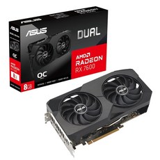 ASUS 에이수스 DUAL RX7600 O8G AMD 라데온 그래픽카드