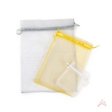 모두 포장용 망사 주머니 선물포장봉투, 화이트 7x9