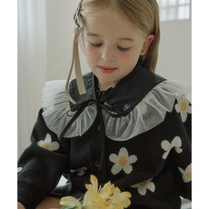 로아앤제인 데이지 니트 면 가디건