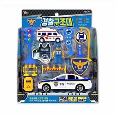 TOP 경찰 구조대 역할놀이교구 자동차장난감